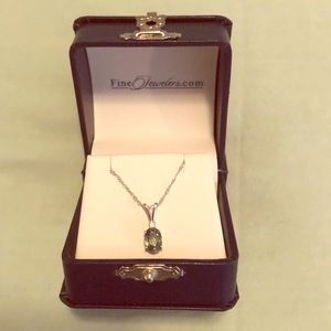 FineJewelers.com Peridot & Silver necklace